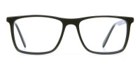 Subtle Black Wayfarer Eyeglasses