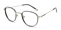 Black And Gold Eyeglass Frames-1