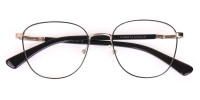 Silver Retro Wayfarer Nerd Glasses Online-1