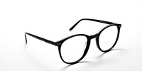 Black & Mint Round Glasses, Eyeglasses