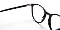 Black & Mint Round Glasses, Eyeglasses