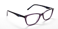 Purple & Red Retro Glasses