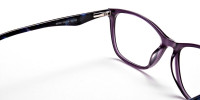 Purple & Red Retro Glasses