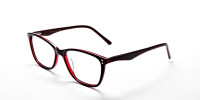 Black & Red Retro Glasses