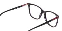 Designer Dark Violet Marble Eyeglasses Unisex-1
