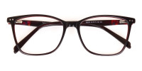Designer Burgundy Brown Eyeglasses For Women-1