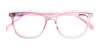 Crystal-Clear-or-Transparent-Blossom-and-Hot-Pink-wayfarer-Rectangular-Glasses-Frames-1