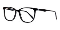 New shiny and glossy Black Wayfarer and Rectangular Glasses Frames-1
