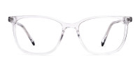 Transparent Wayfarer Rectangular Glasses Frames-1