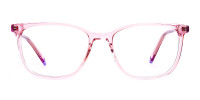 Crystal pink Wayfarer and Rectangular Glasses Frames -1