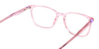 Crystal pink Wayfarer and Rectangular Glasses Frames -1