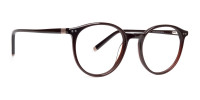 dark brown round glasses frames-1