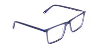 Rectangle Crystal Grey Eyeglass Frames-1
