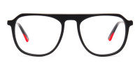 matte black aviator eyeglasses-1
