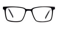 Black Dark Purple Rectangular Glasses frames-1