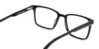 Black Dark Purple Rectangular Glasses frames-1