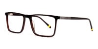 classic dark brown full rim rectangular glasses frames-1