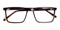 classic dark brown full rim rectangular glasses frames-1
