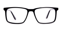 designer black full rim rectangular glasses frames-1
