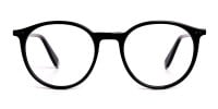 shiny black round glasses frames-1