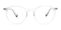 transparent round shape glasses-1