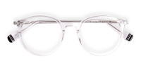 transparent round shape glasses-1