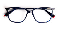 blue glasses in rectangular cat eye frames-1