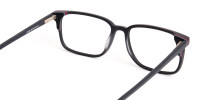 matte black thick design rectangular glasses frames-1