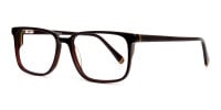 brown thick design rectangular glasses frames-1