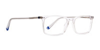 transparent glasses frames rectangular shape frames -1