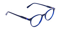 circular blue light glasses-1
