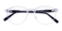 round frame blue light glasses-1