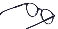 Classic Black Rimmed Round Glasses-1