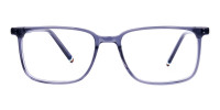 Blue Rimmed Rectangular Glasses-1