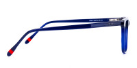 Navy Blue Rectangular Full Rim Glasses-1