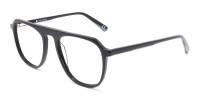 black aviator glasses-1