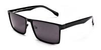 Black Wayfarer Sunglasses for Men and Women - 2