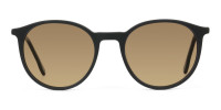 dark-brown-matte-black-sunglasses - 3