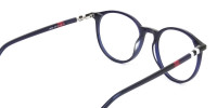 Designer Navy Blue Acetate Eyeglasses  - 1