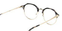 Marble Grey & Gold Weightless Glasses in Mixed material  - 1