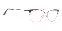 Calvin Klein CK18108 Women Rectangular Metal Glasses Black-1