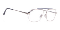 Calvin Klein CK18106 Bridgeless Silver Glasses Rectangular-1