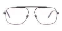Calvin Klein CK18106 Black & Gun Metal Glasses Rectangular-1