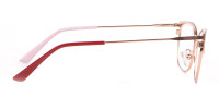 Calvin Klein CK18108 Women Rectangular Metal Glasses Red-1