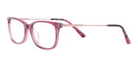 Calvin Klein CK18722 Cat-Eye Rectangular Frame Rosy Pink-1