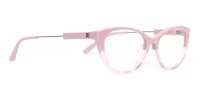 Calvin Klein CK19706 Women Two Tone Cat-Eye Glasses Pink-1