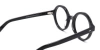 black circular reading glasses -1