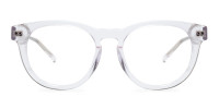 clear frame round full rim glasses-1