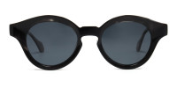 round tortoiseshell acetate sunglasses-1