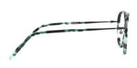 Gunmetal & Jade Green Glasses Frames - 1